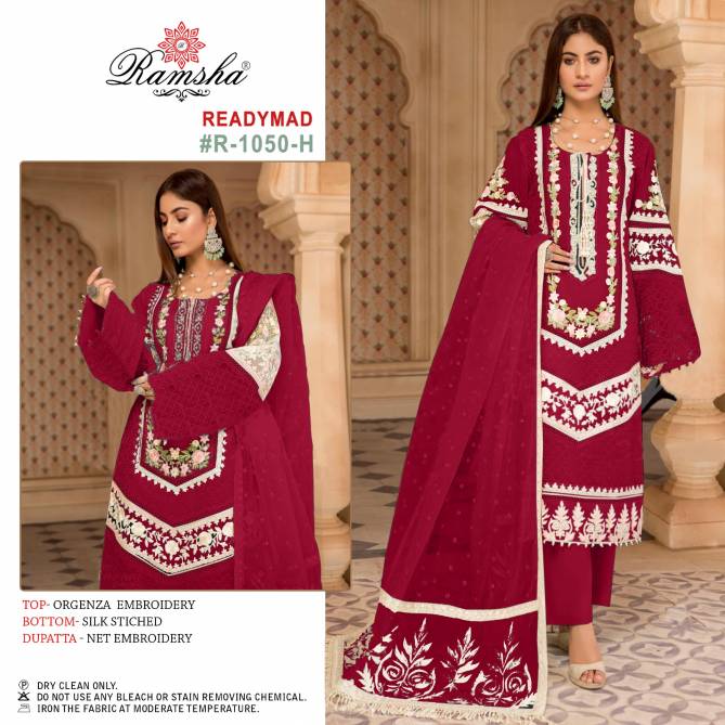 Ramsha R 1050 E To H Readymade Pakistani Suits Catalog